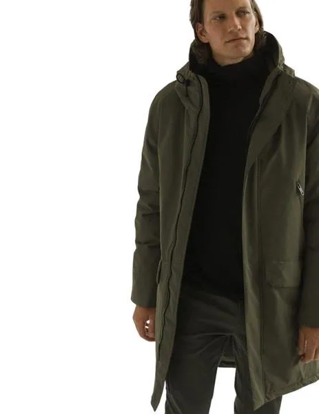 Abrigo Ecoalf  Iceberg Verde Para Hombre