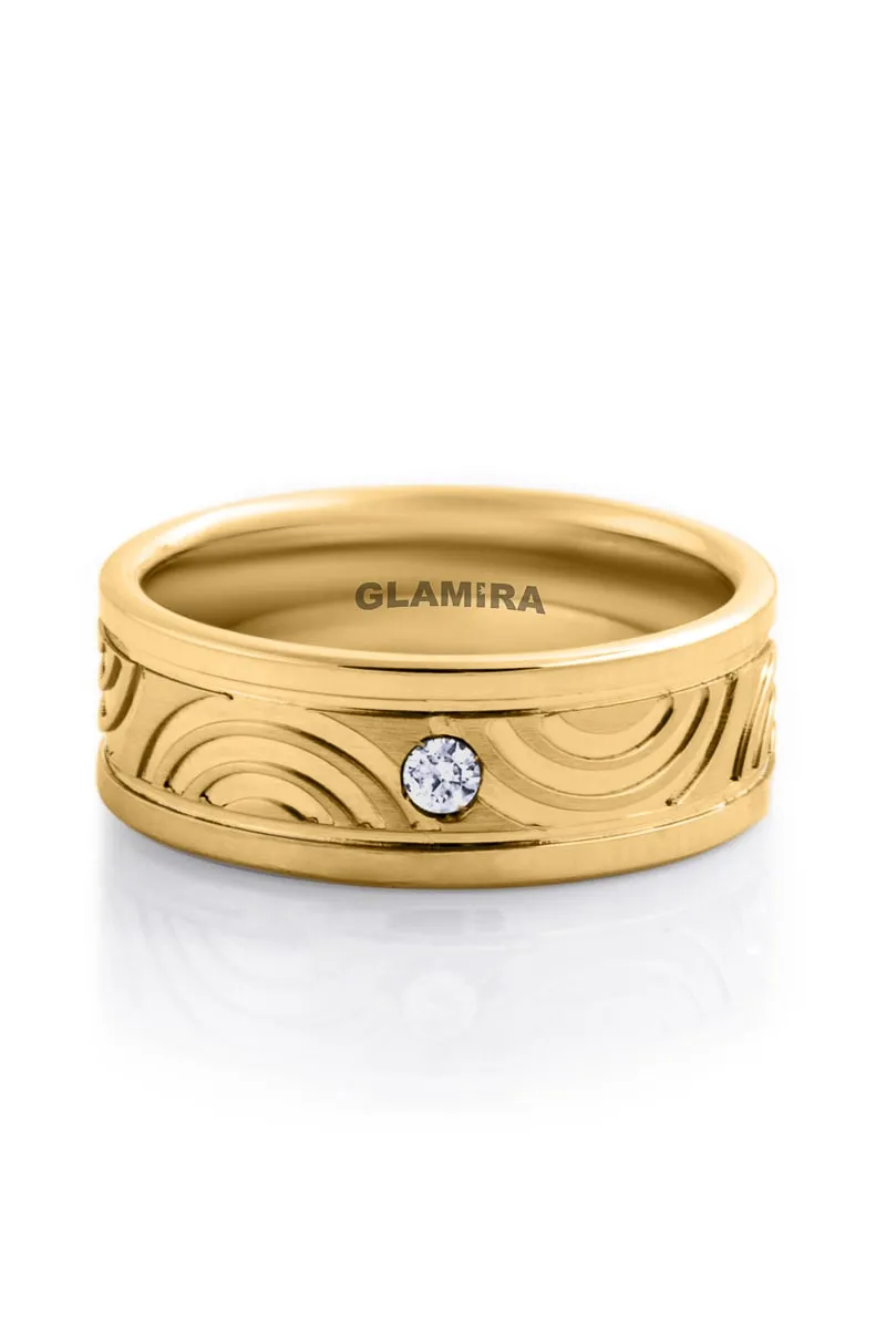 Anillo Boda Mujer Striped Beauty