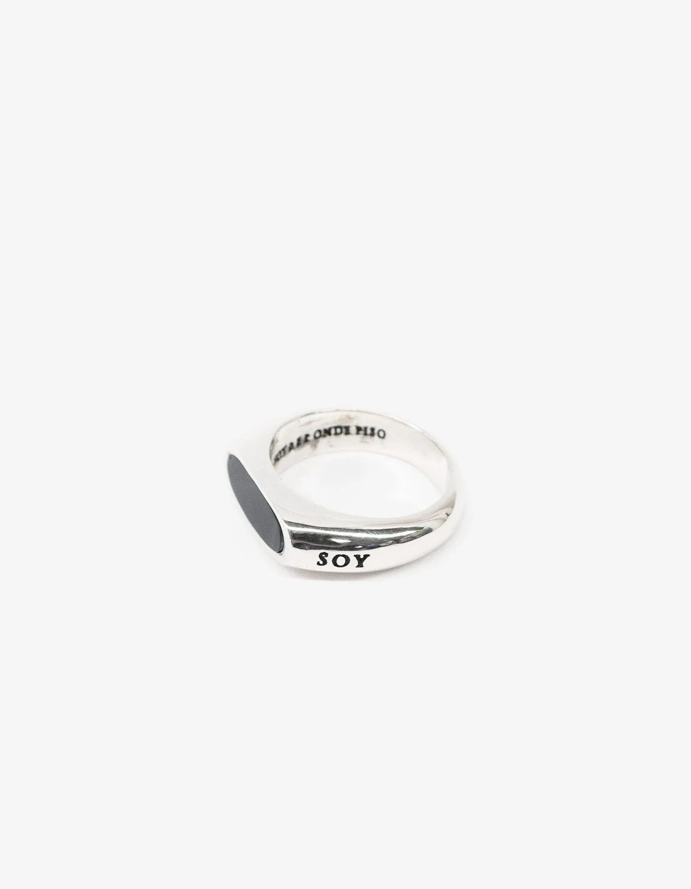 Anillo Soy Sabiduria Con Piedra