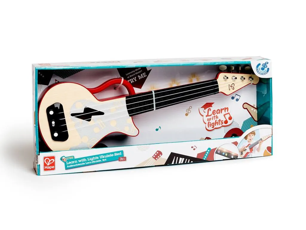 Aprende Ukelele con luces · Hape