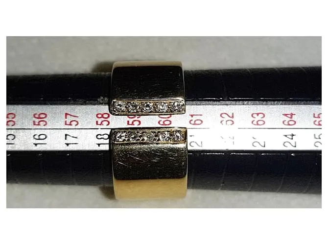 Autre Marque Anillo de banda Dorado 