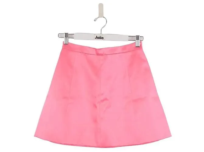 Autre Marque Mini falda de algodón Rosa 
