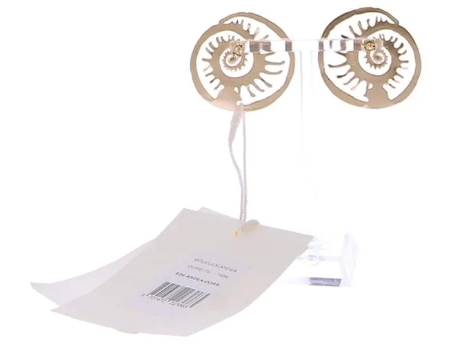 Autre Marque NO FIRMADO / ARETES T. Metal Dorado 