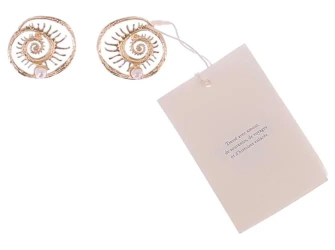 Autre Marque NO FIRMADO / ARETES T. Metal Dorado 