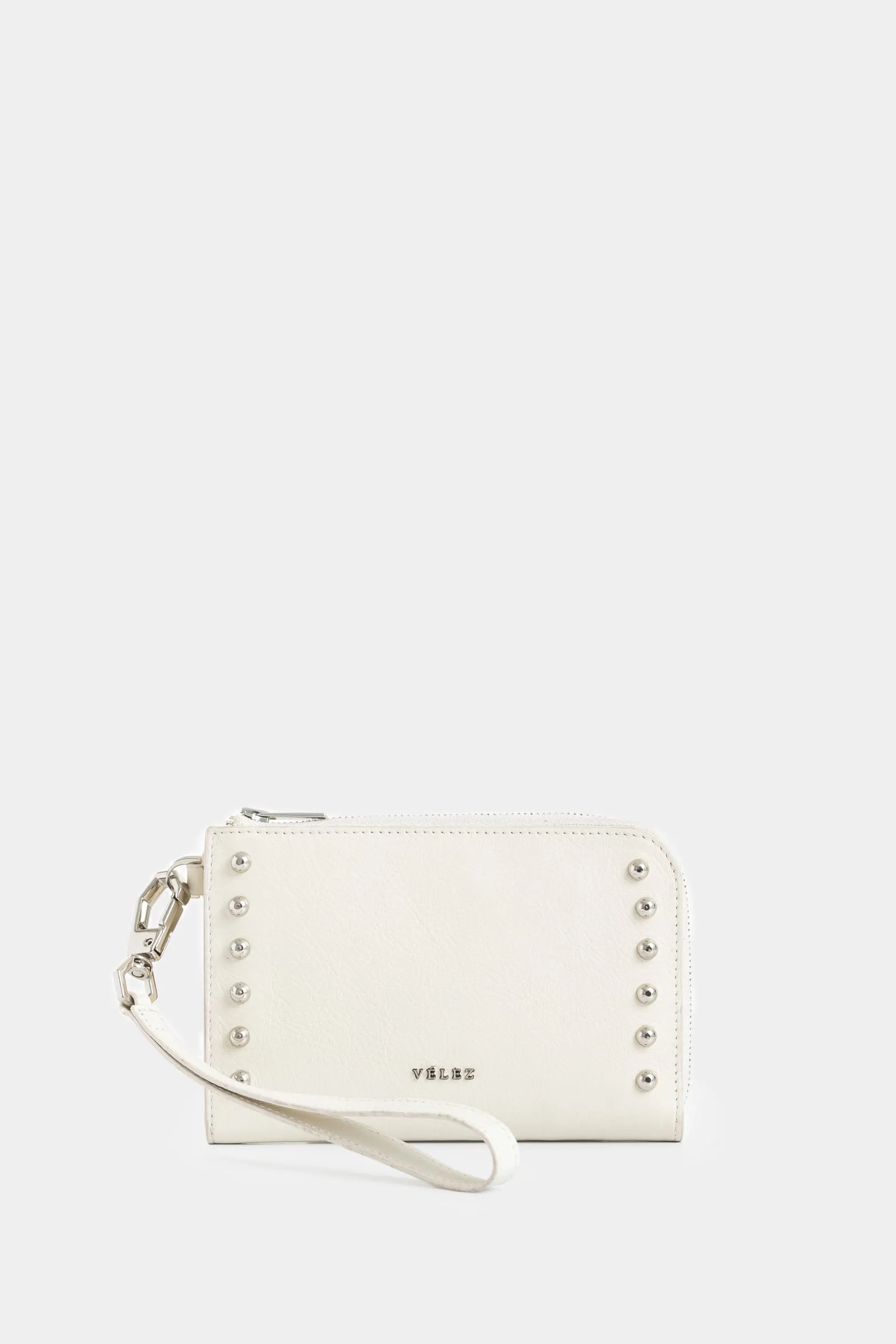 Billetera Holy de cuero para mujer taches
