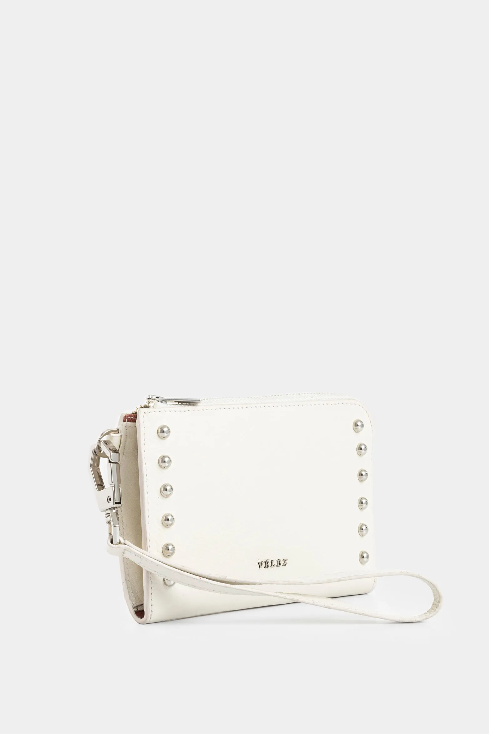 Billetera Holy de cuero para mujer taches
