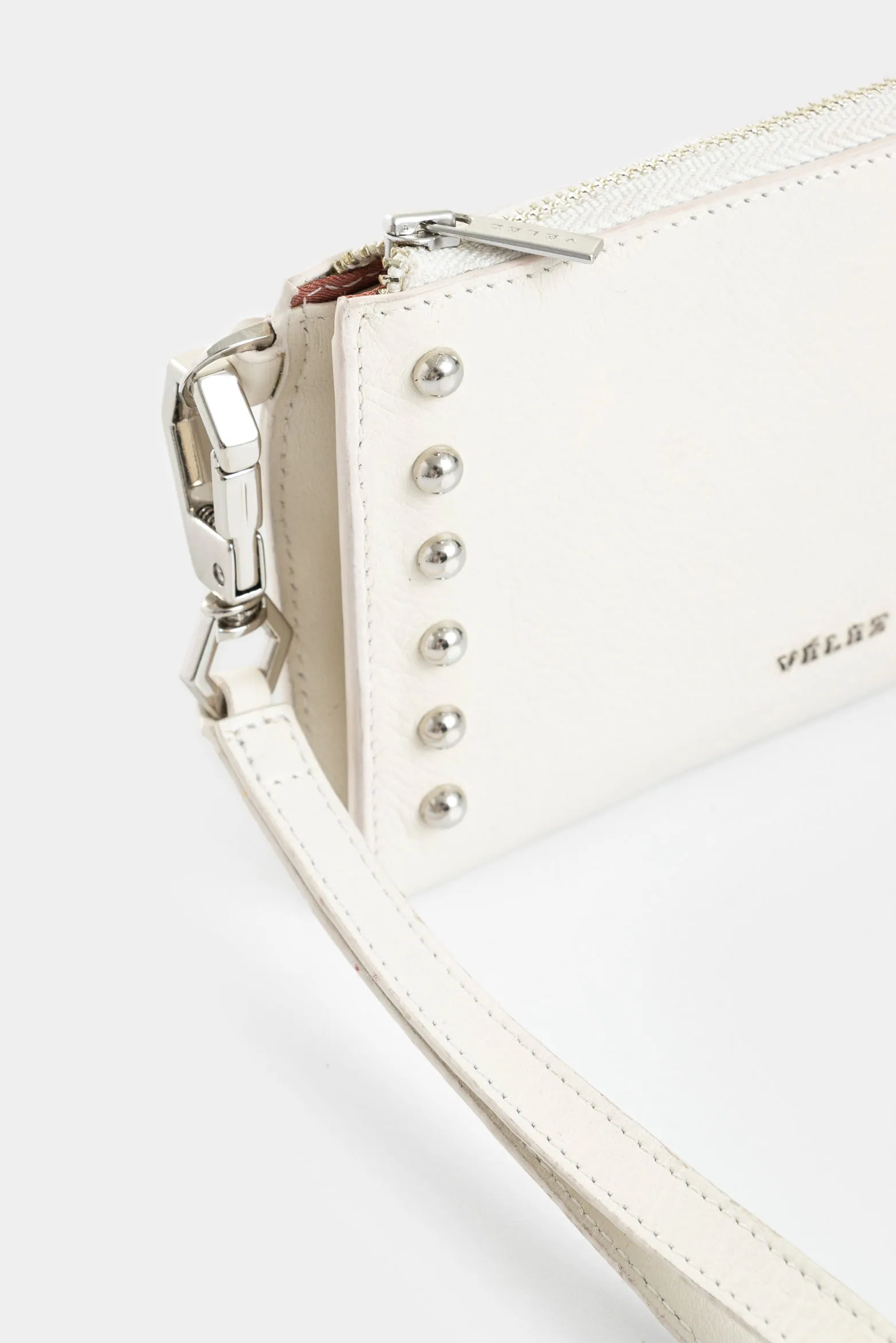 Billetera Holy de cuero para mujer taches