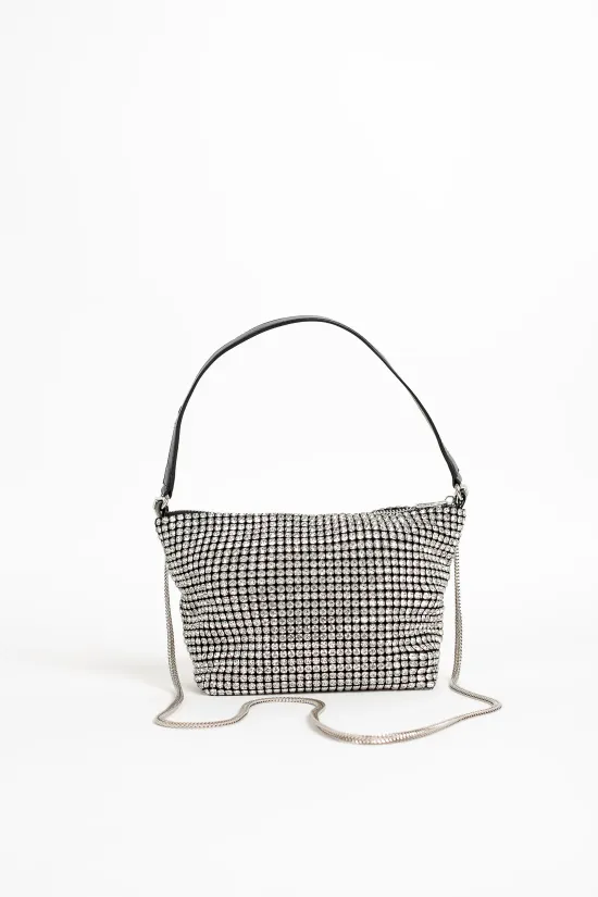 BOLSO DE FIESTA XAIL  PLATA