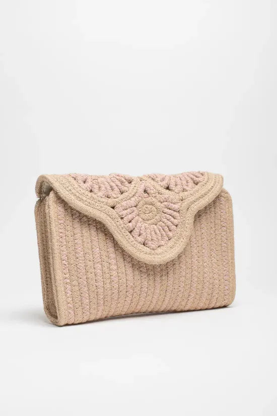 BOLSO DE MANO KALTER  ROSA