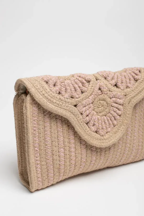 BOLSO DE MANO KALTER  ROSA