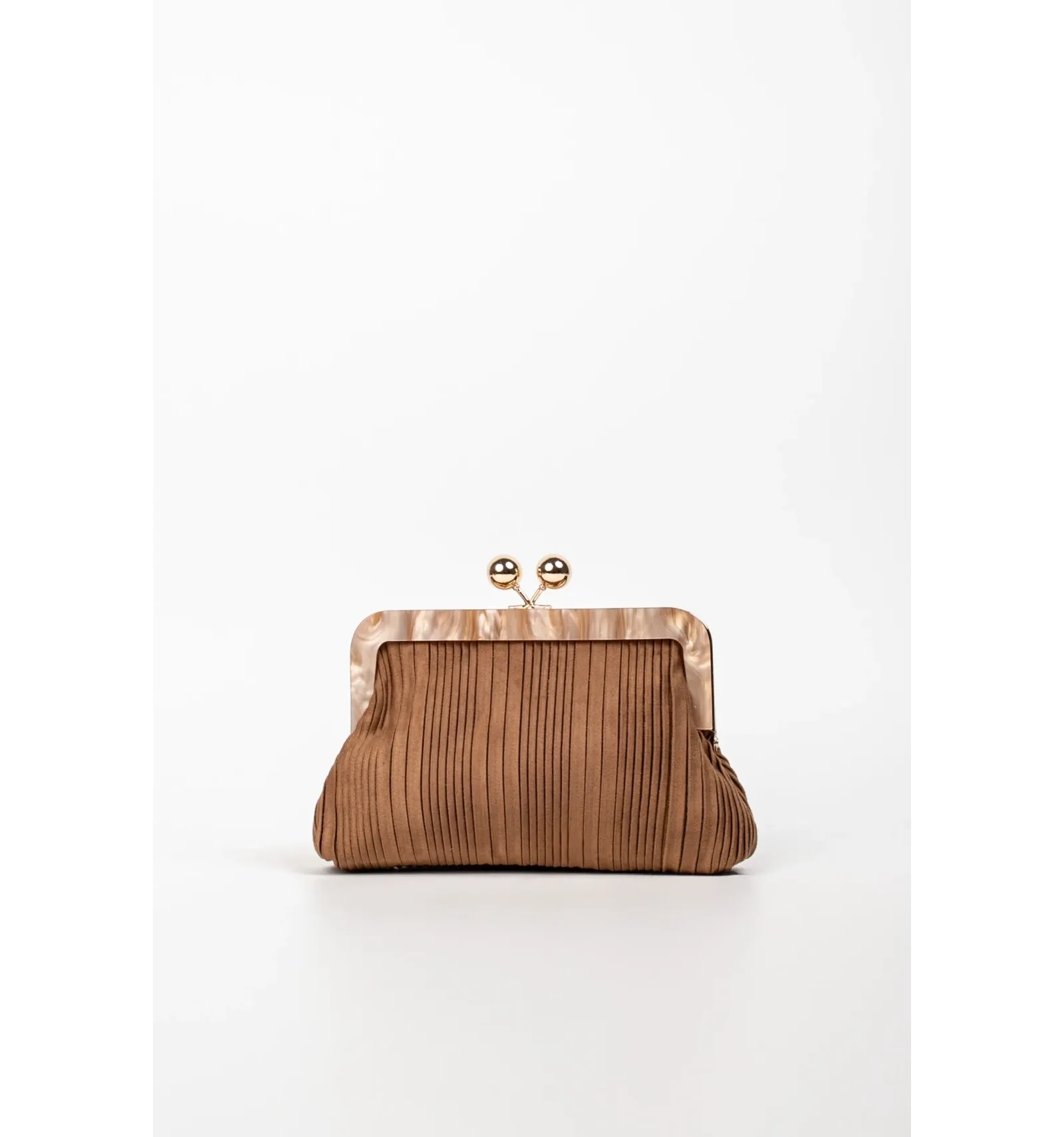 BOLSO DE MANO SORTES  MARRóN