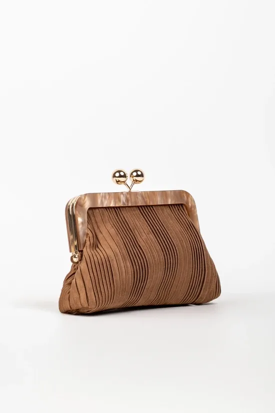 BOLSO DE MANO SORTES  MARRóN