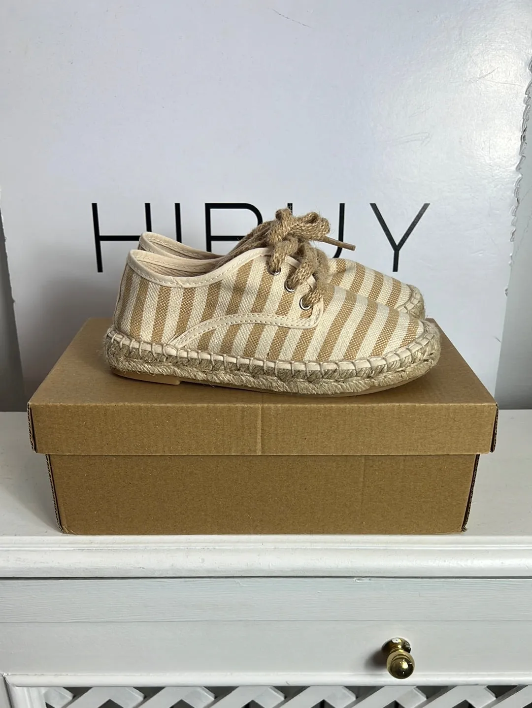 BONNET&POMPON. Zapatillas esparto rayas. T 29