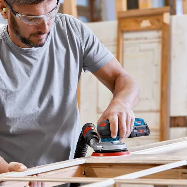 BOSCH  GEX 18V125  LIJADORA EXCéNTRICAS SIN BATERíAS Y CARGADORES, 18 V,  AH, 125 MM
