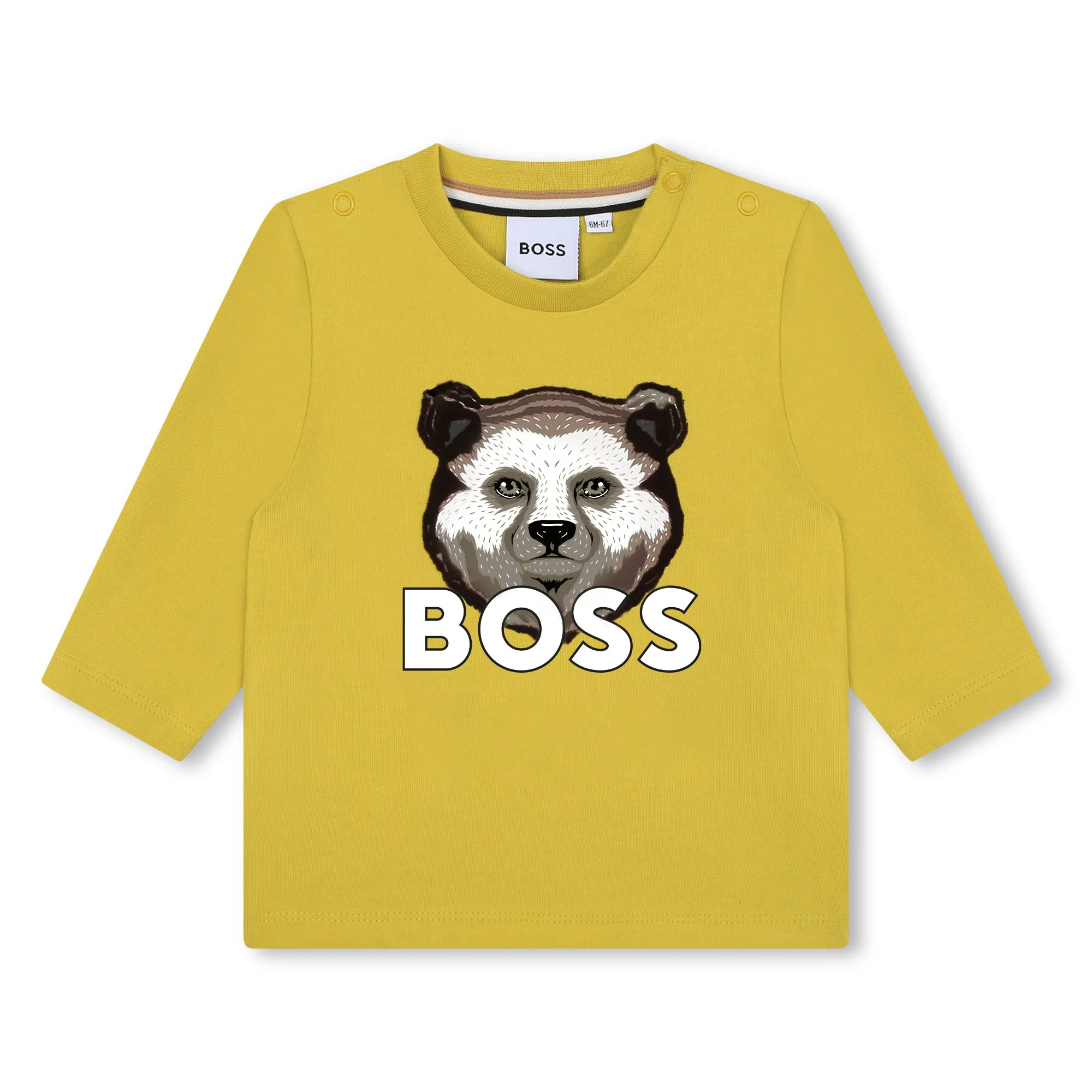 BOSS Camiseta de algodón estampada