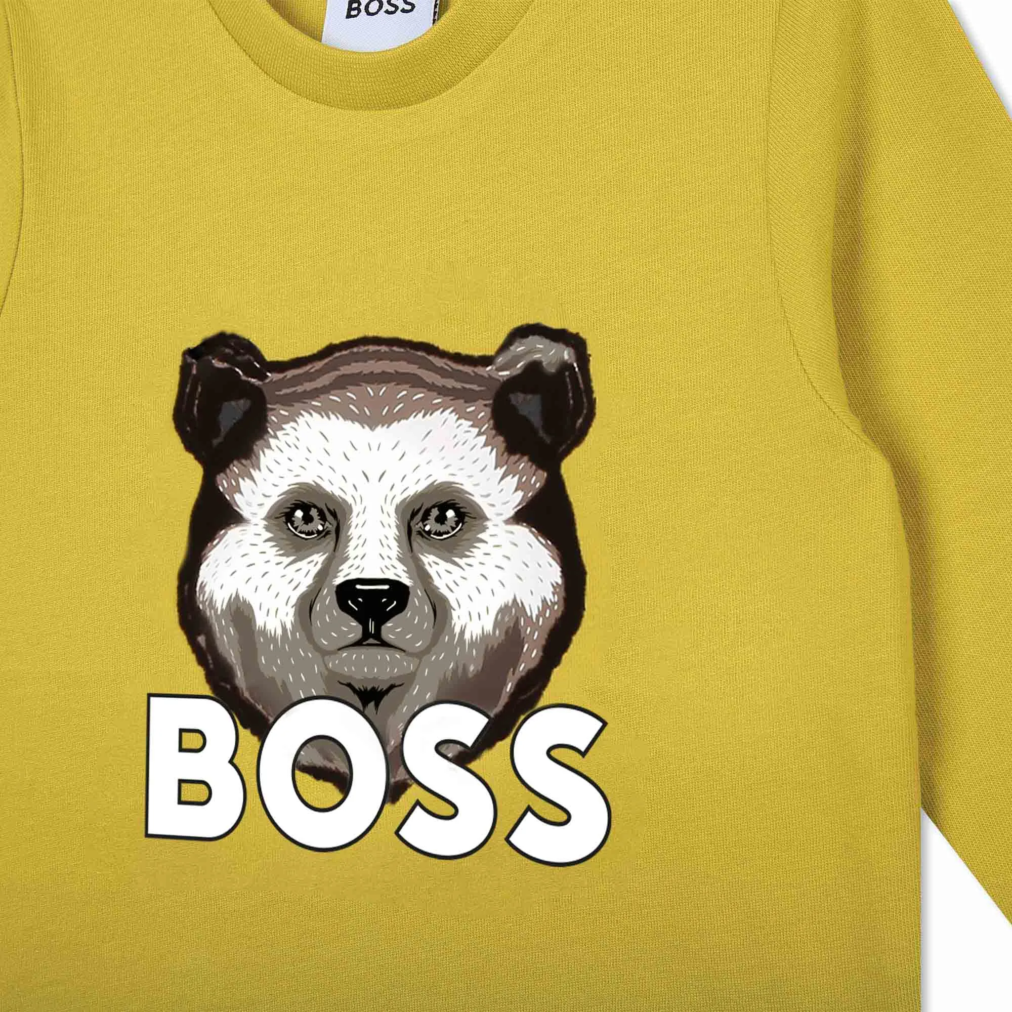 BOSS Camiseta de algodón estampada