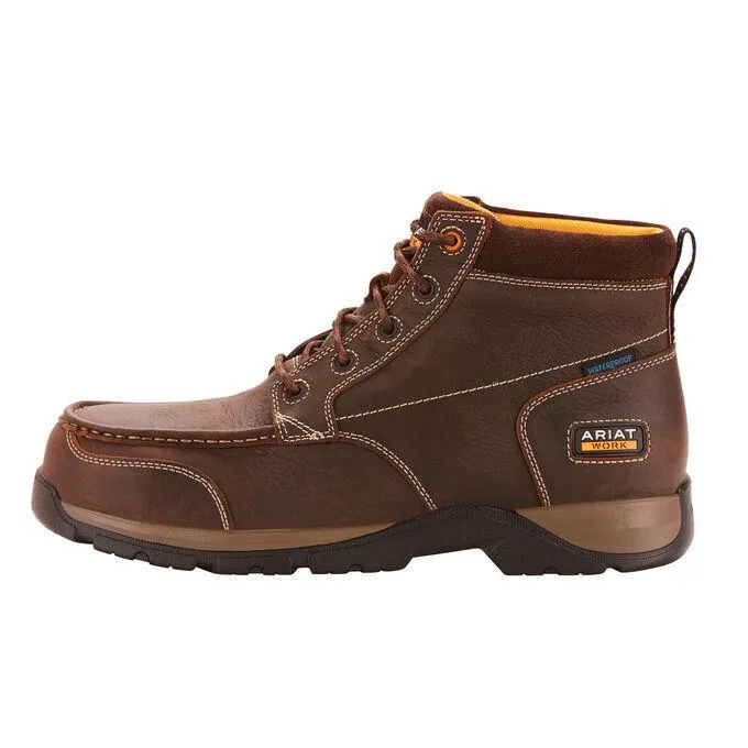 BOTAS DE TRABAJO IMPERMEABLES CON CORDONES ARIAT COMPOSITE TOE EDGE LTE CHUKKA PARA HOMBRE