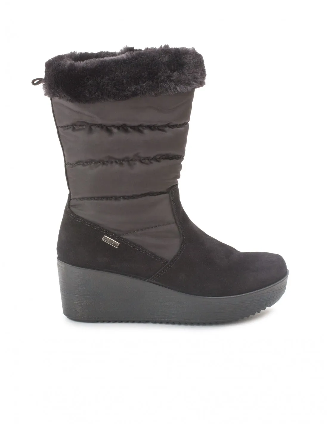 Botas Impermeables Cuña Negras