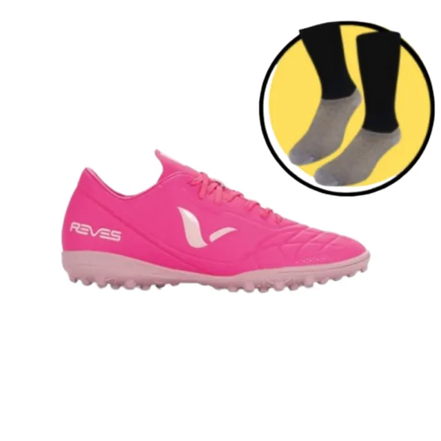 BOTIN FúTBOL SINTéTICO FIERY 148 REVES NIñONIñA FUCSIA + MEDIAS GRATIS!!  FIERYMF