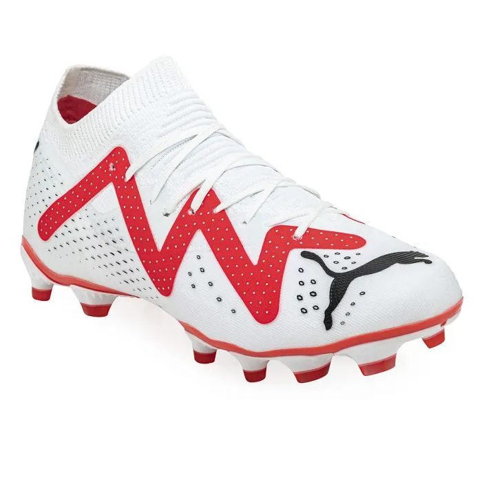 Botines De Futbol Puma Future Match FG/AG Blanco