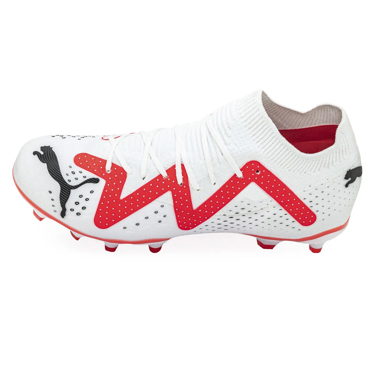 Botines De Futbol Puma Future Match FG/AG Blanco