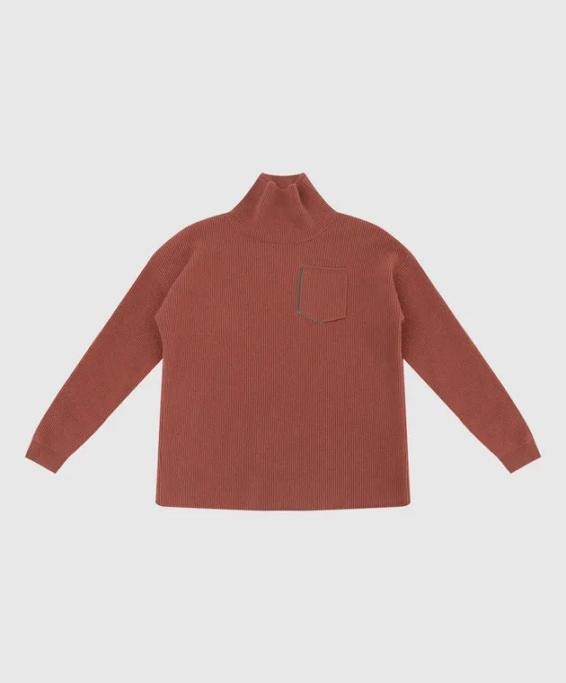 Brunello Cucinelli Children's cashmere sweater with chains