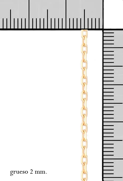 CADENA ORO AMARILLO 18 KTES ESLABONES FORZADOS 005_115940