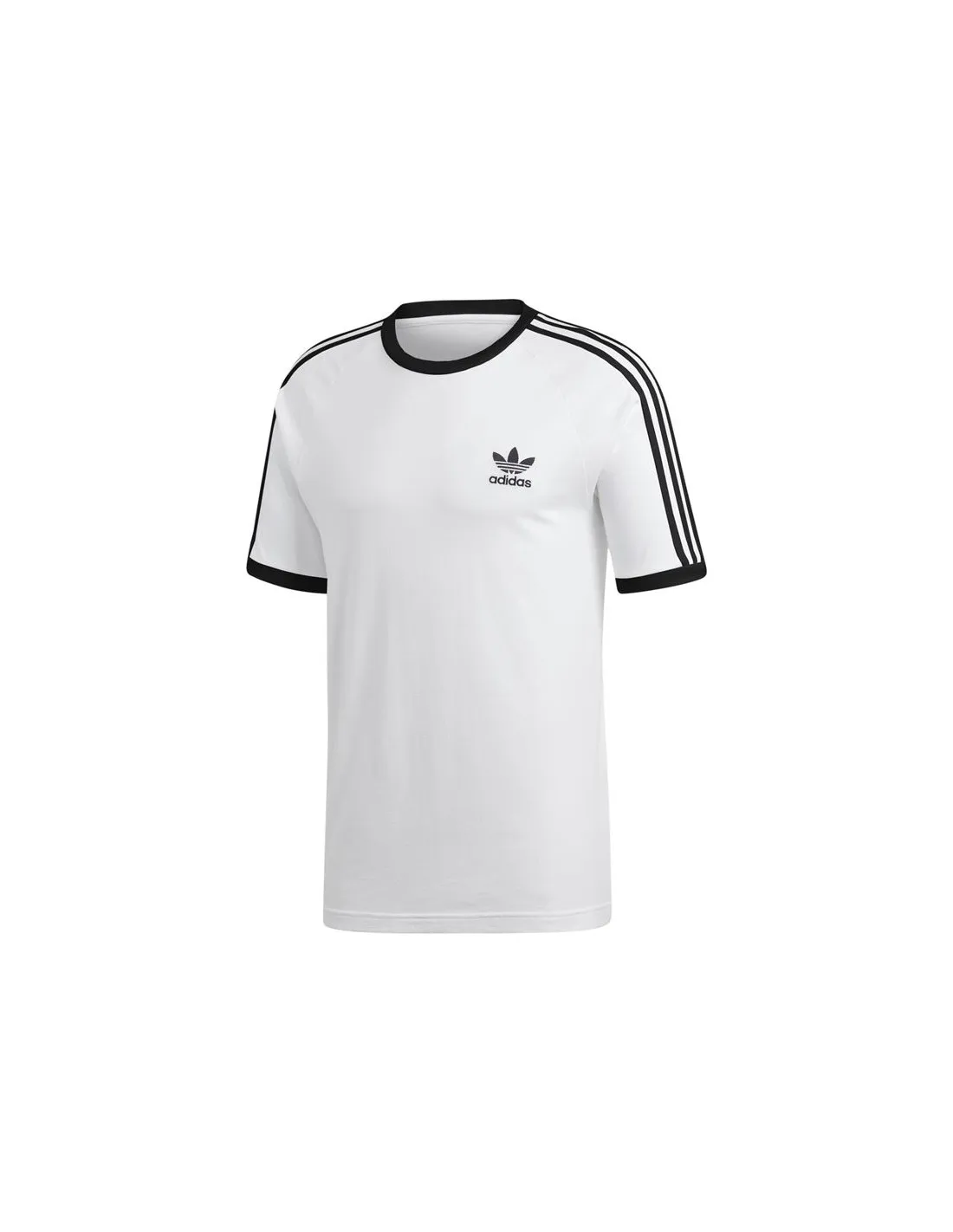 Camiseta adidas 3 Stripes blanco Hombre
