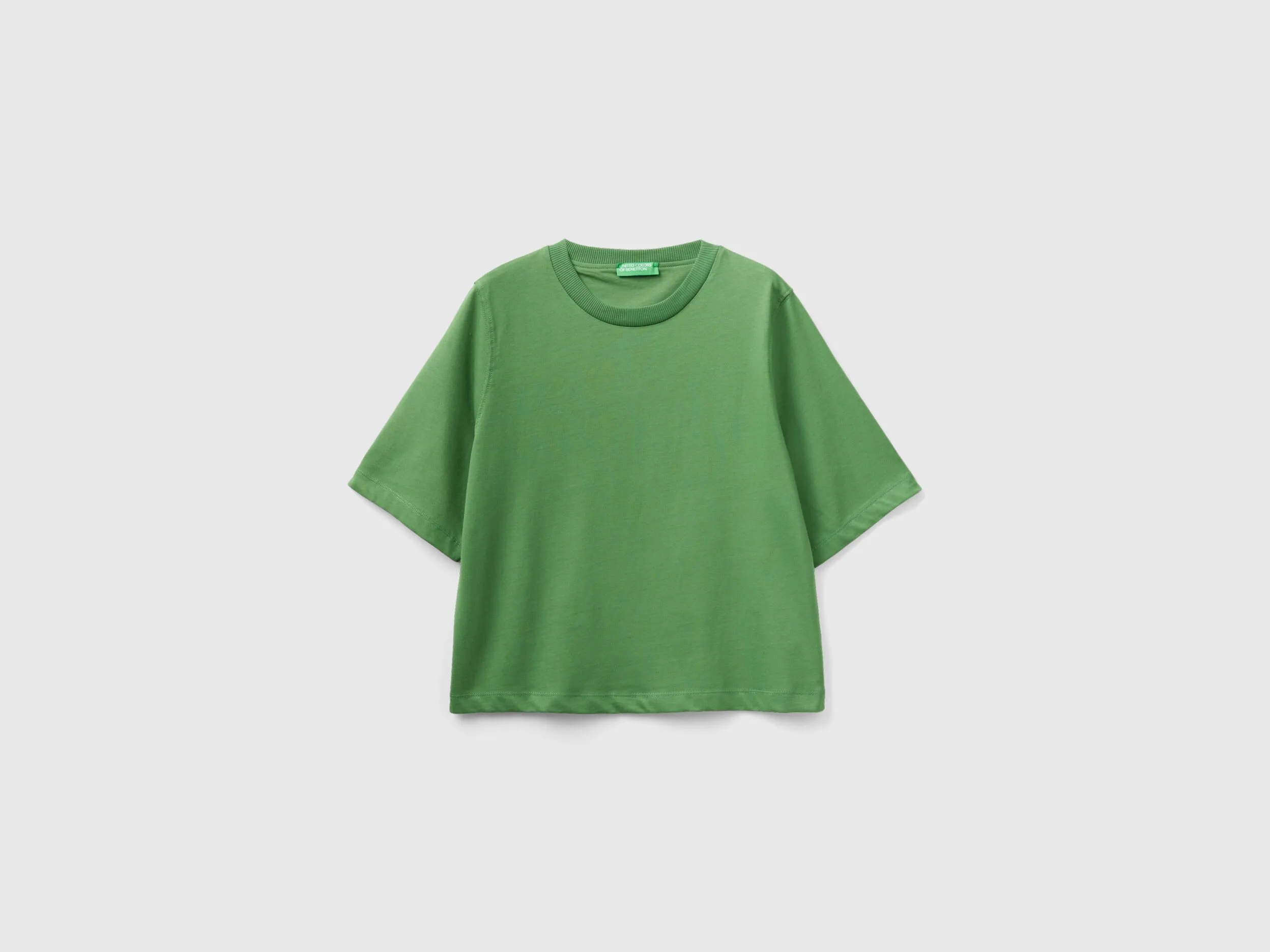 Camiseta boxy fit de 100 % algodón