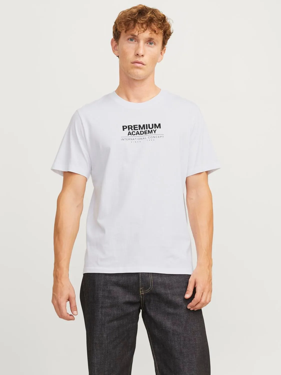 Camiseta Estampado Cuello redondo | Blanco | Jack & Jones®