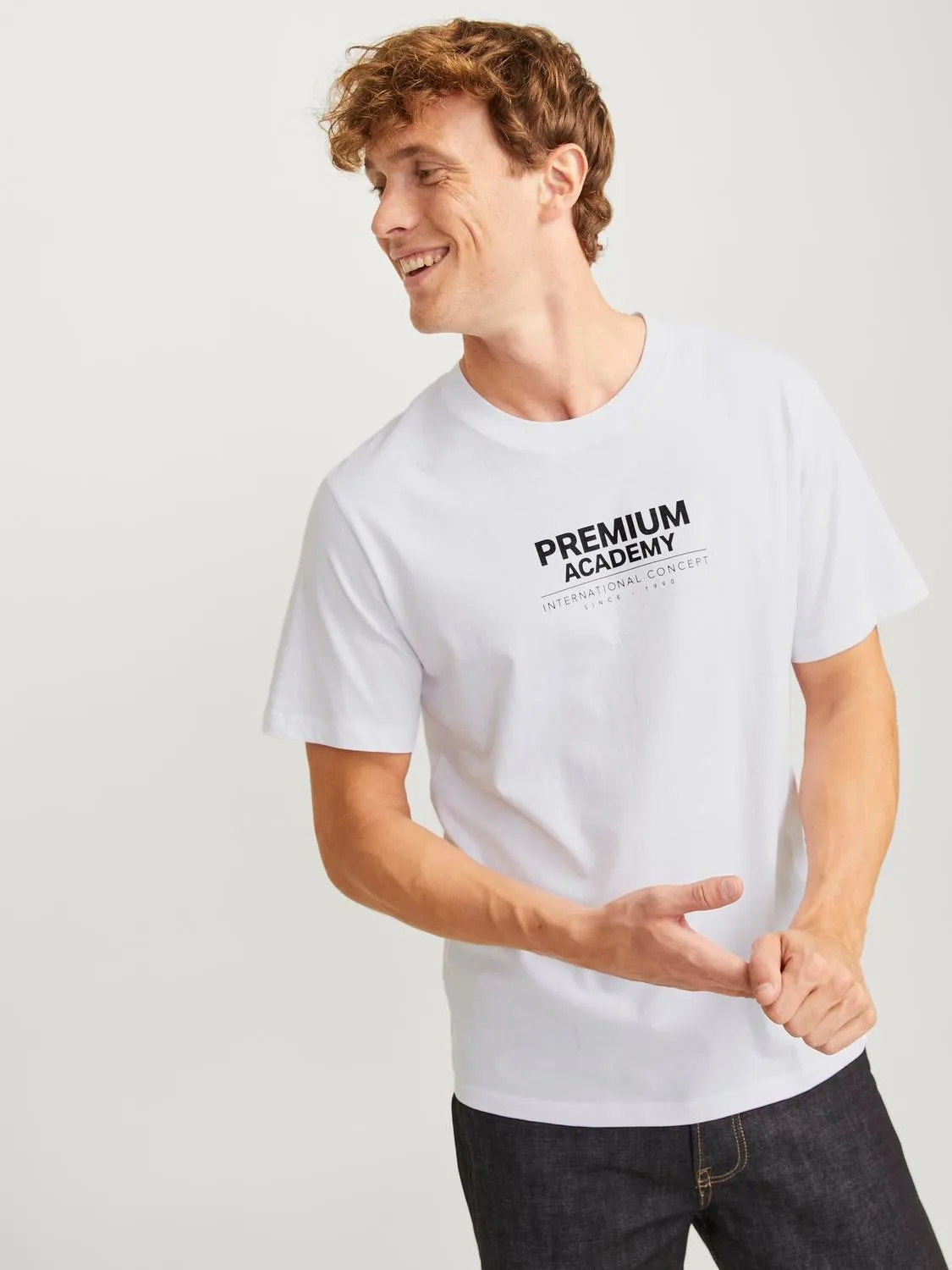 Camiseta Estampado Cuello redondo | Blanco | Jack & Jones®