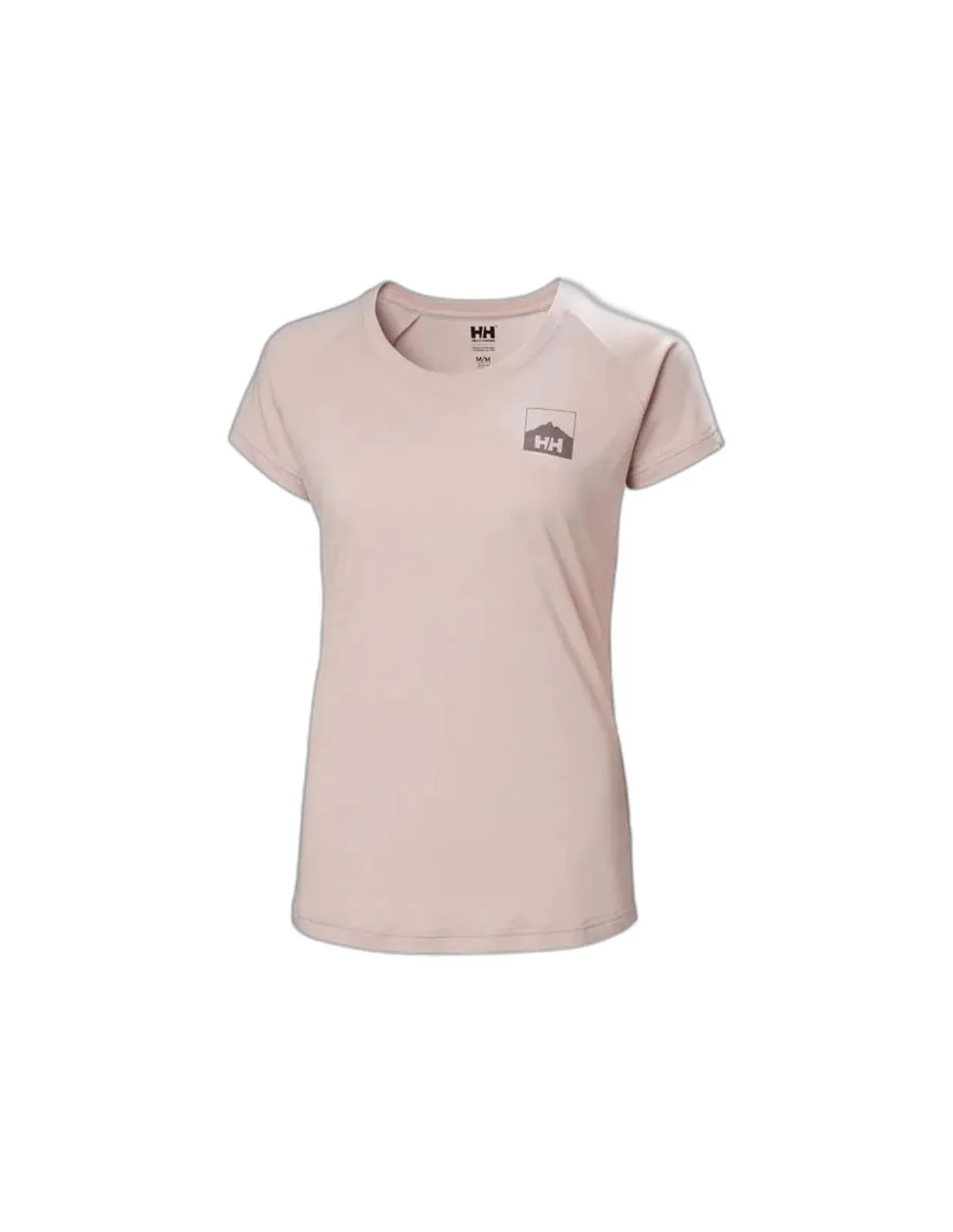 Camiseta Helly Hansen Nord Graphic Drop Mujer Rosa