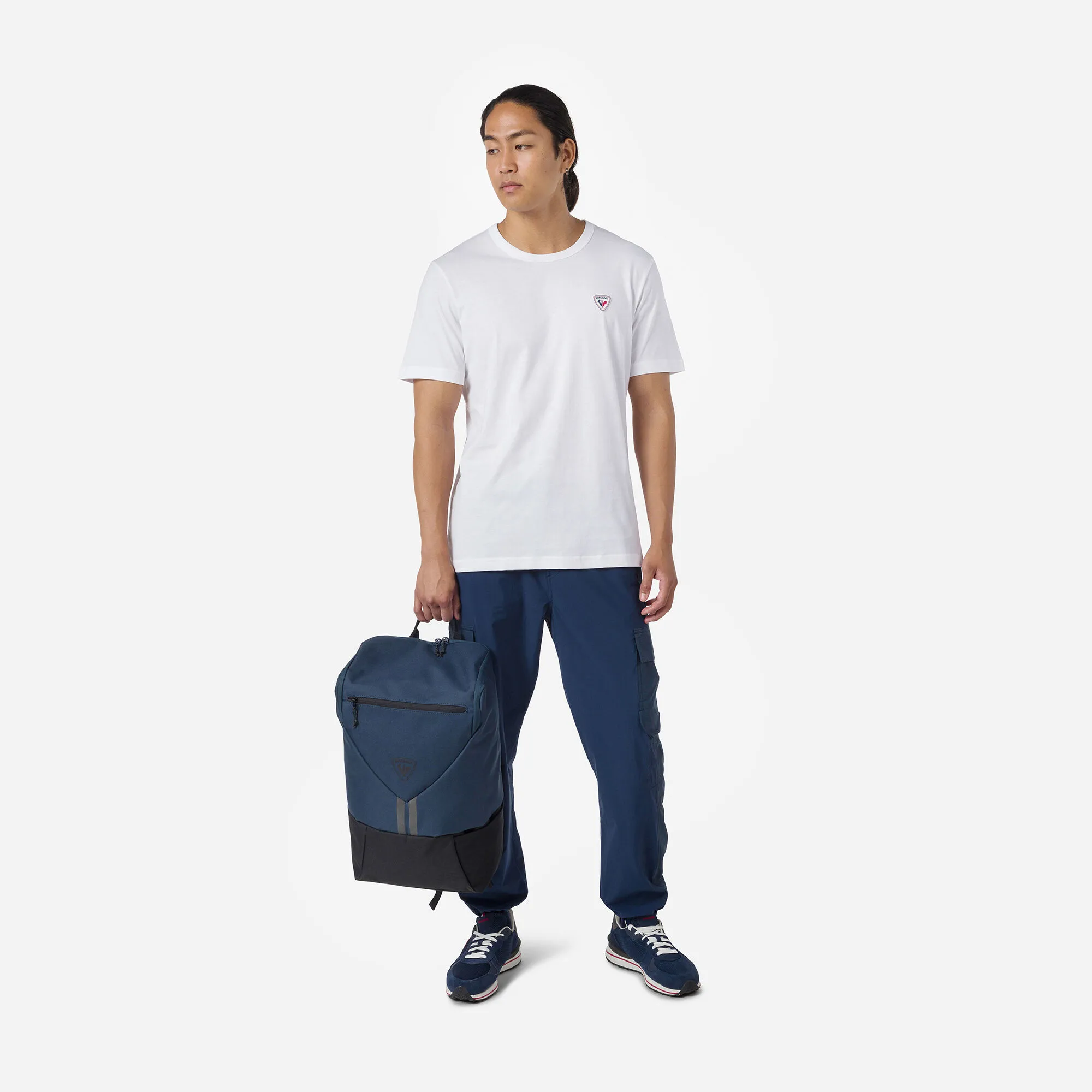 Camiseta lisa logo para hombre