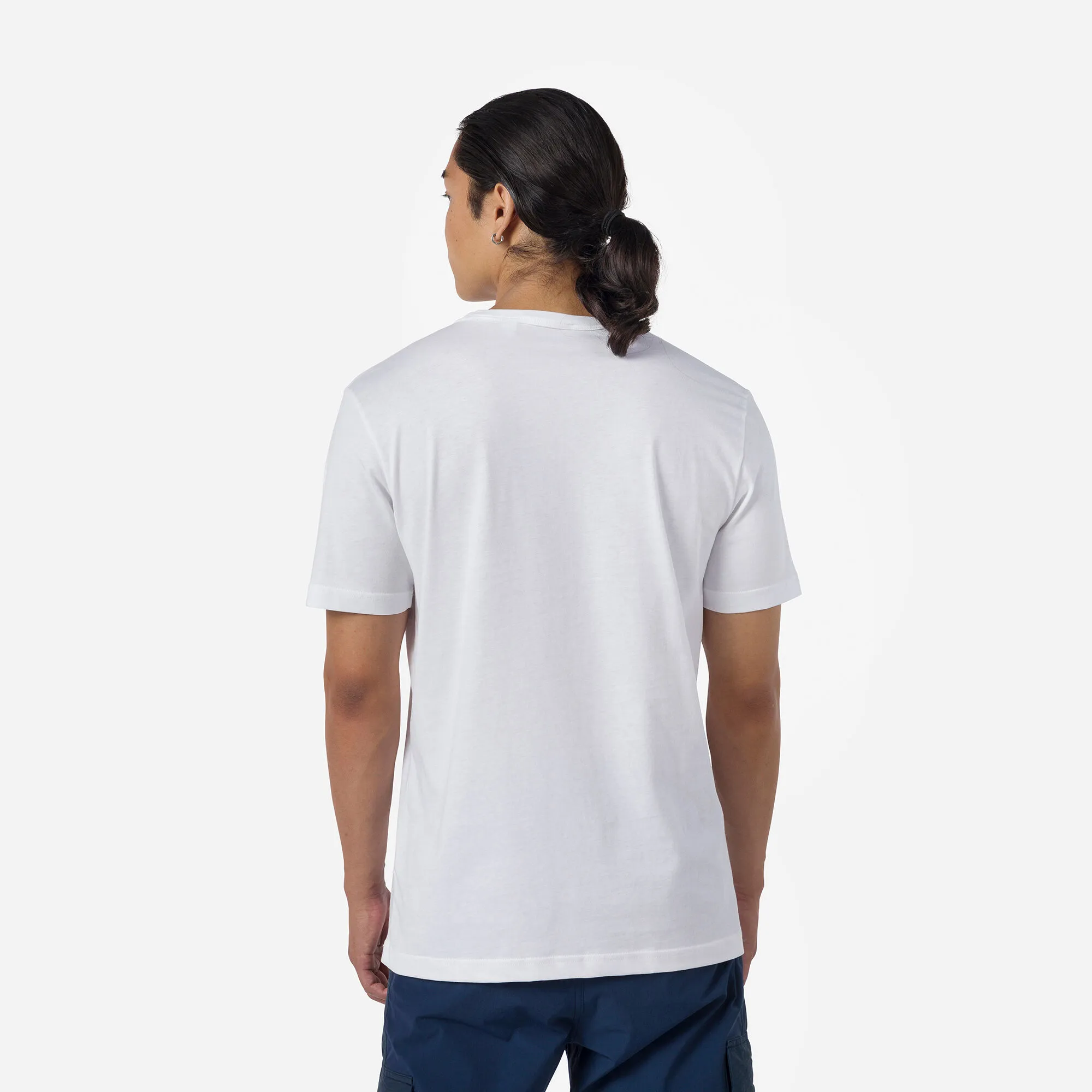 Camiseta lisa logo para hombre