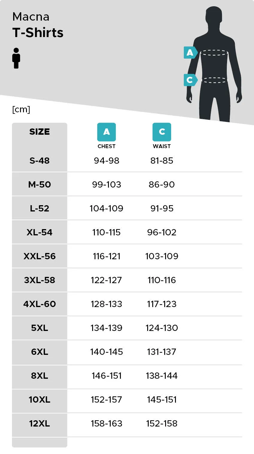 CAMISETA MACNA DAZZLE LOGO 2.0 NEGRO GRISAZUL