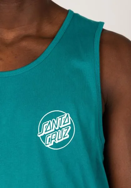 CAMISETA SANTA CRUZ SKATE HOMBRE DE TIRANTES SCREAMING HAND VEST REF SCA VST 0708 VERDIGRISVERDE