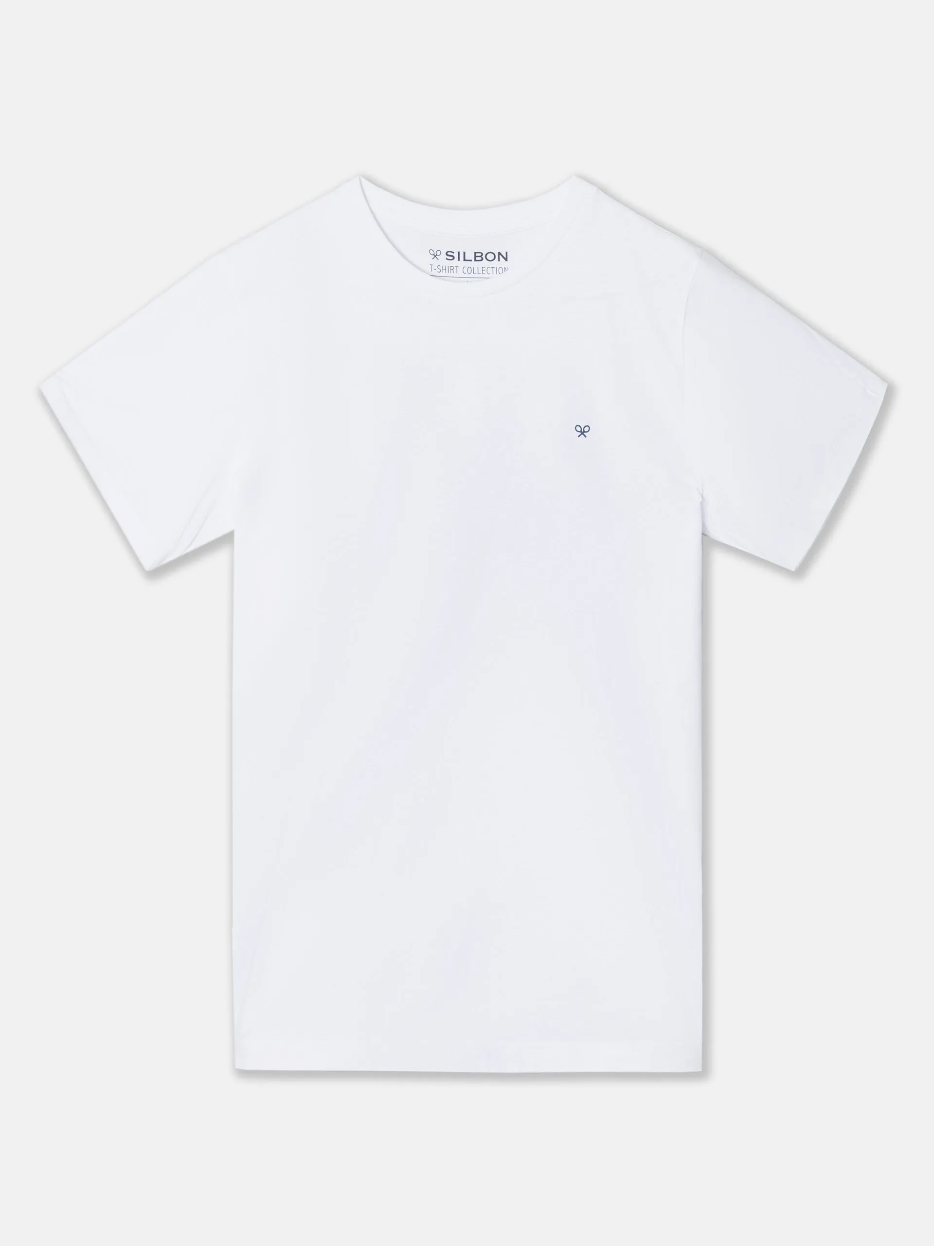 Camiseta silbon circulo etnico blanca