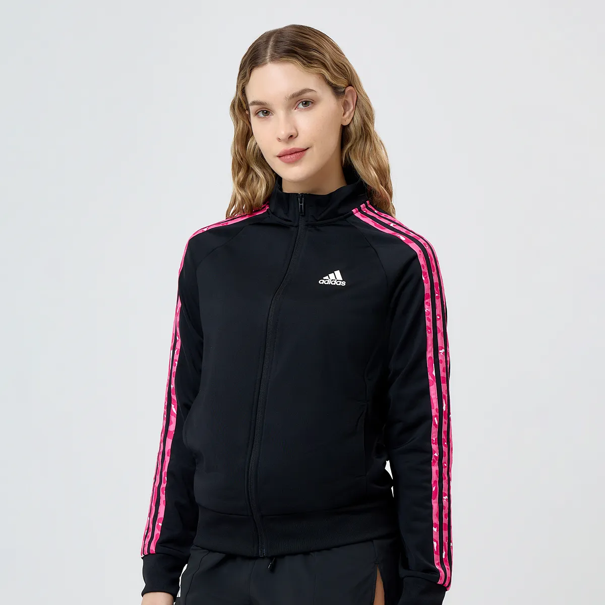 Campera adidas Essentials 3 Stripes Mujer