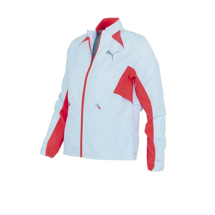 Campera Rompeviento Puma Running Ultraweave Mujer Celeste