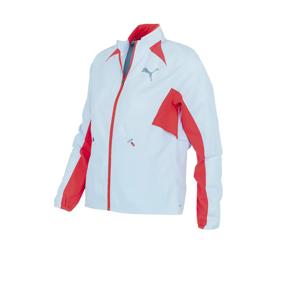 Campera Rompeviento Puma Running Ultraweave Mujer Celeste