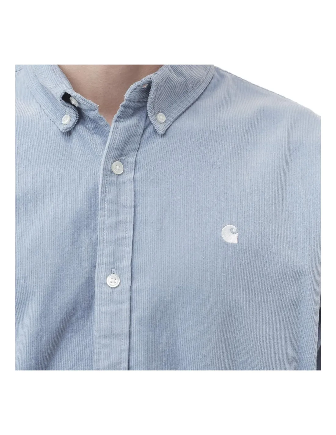 CARHARTT WIP L/S MADISON CORD SHIRT DUSTY ICE/WAX
