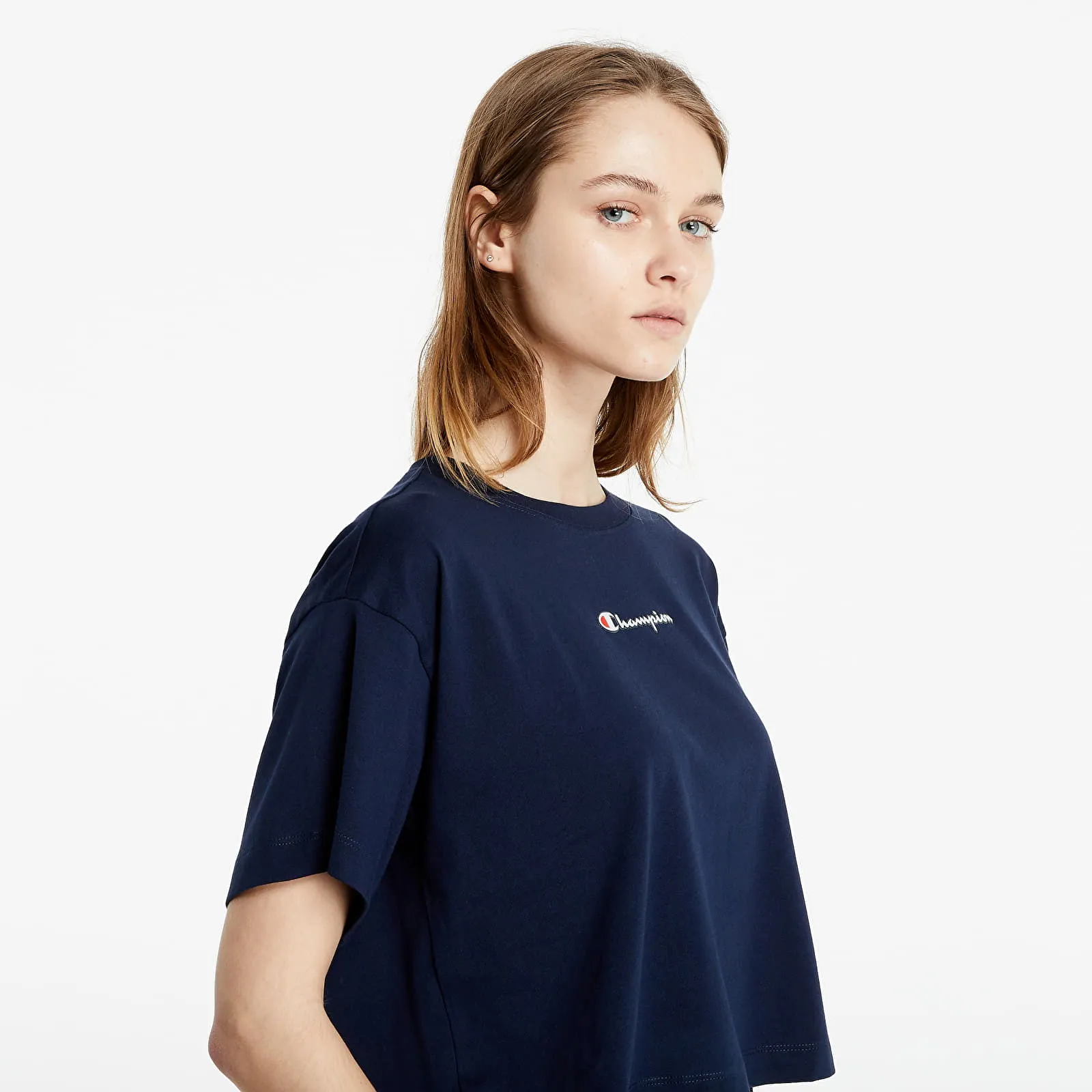 Champion Rochester Logo Crop Top