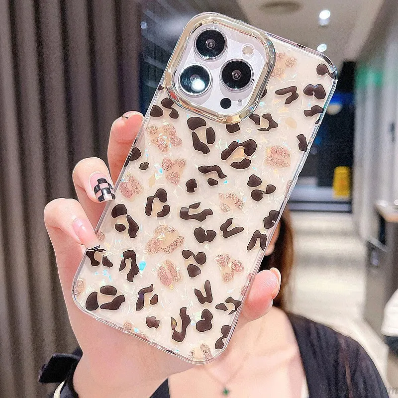 COLORFUL RAINBOW SHELL LEOPARD FISH SCALES ANTIDROP IPHONE 13 PRO MAX CASE SILICONE COVER FOR IPHONE 7/8/11/XS/12/13