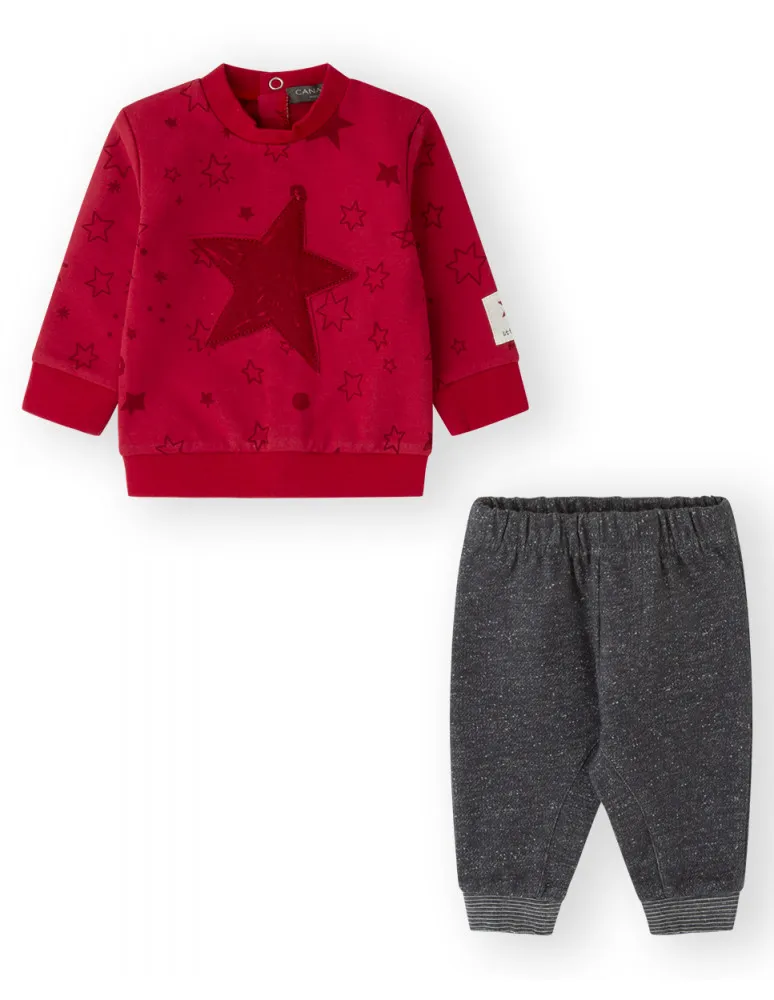 CONJUNTO MINIREDSTAR ROJO DE 01M DE CANADA HOUSE