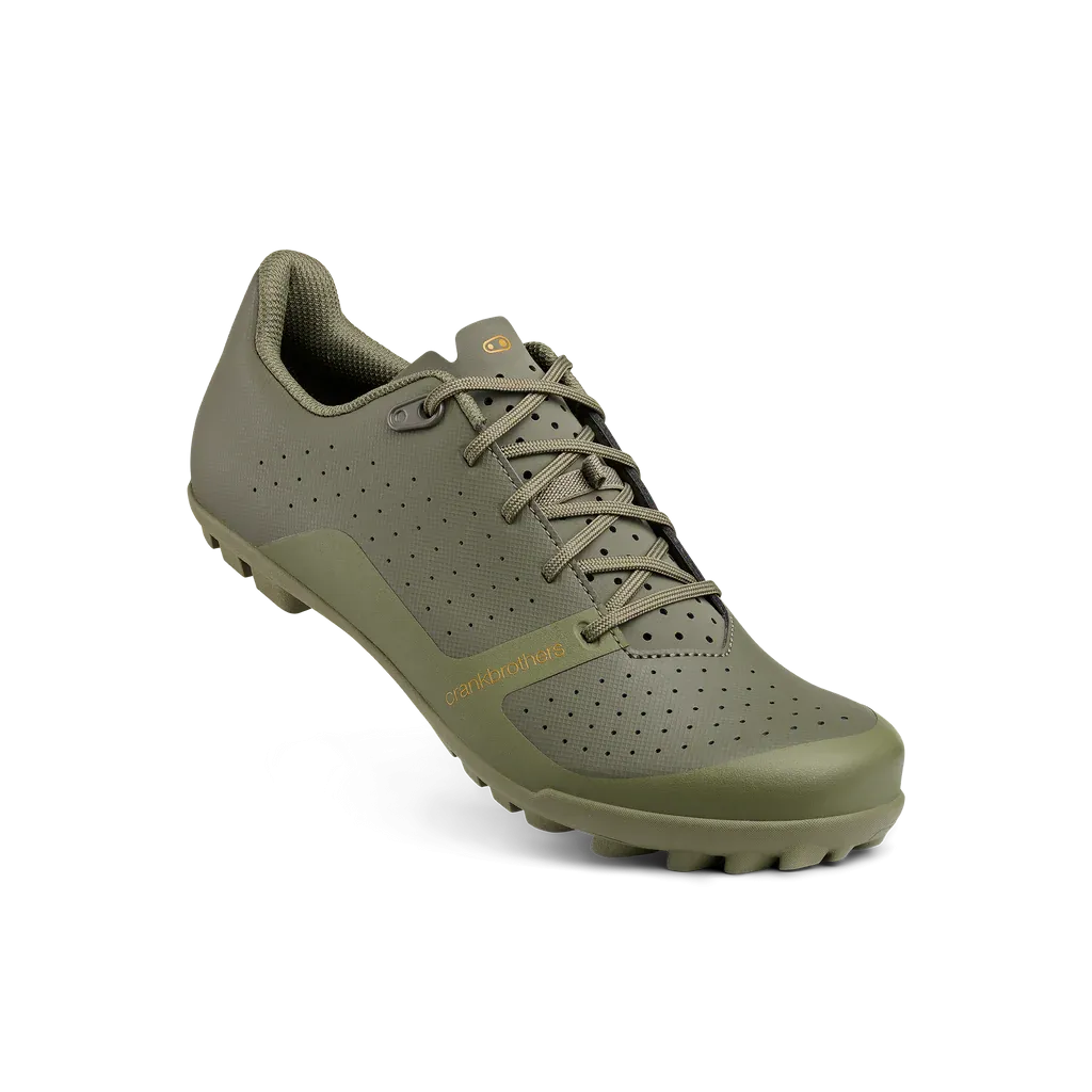 CRANK BROTHERS SHOES CANDY GRAVEL/XC LACE GREEN/DARK GREEN – GREEN OUTSOLE  40