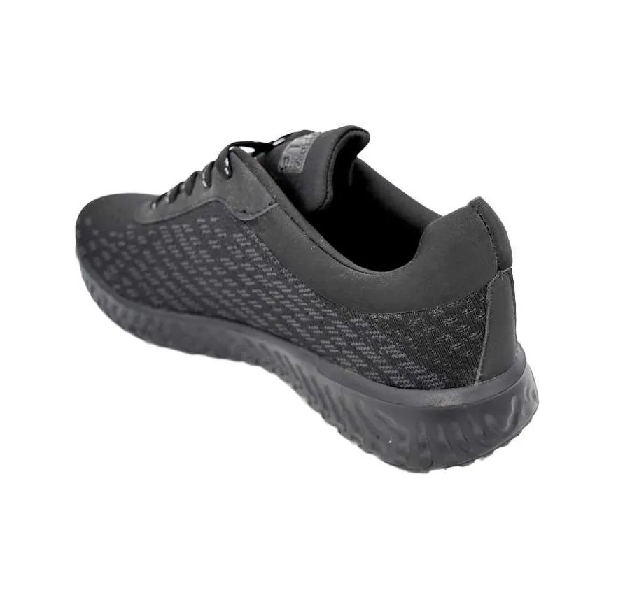 DEPORTIVO CÓMODO Y LIGERO CORDÓN TEXTIL NEGRO PLANTILLA MEMORY SPONGE