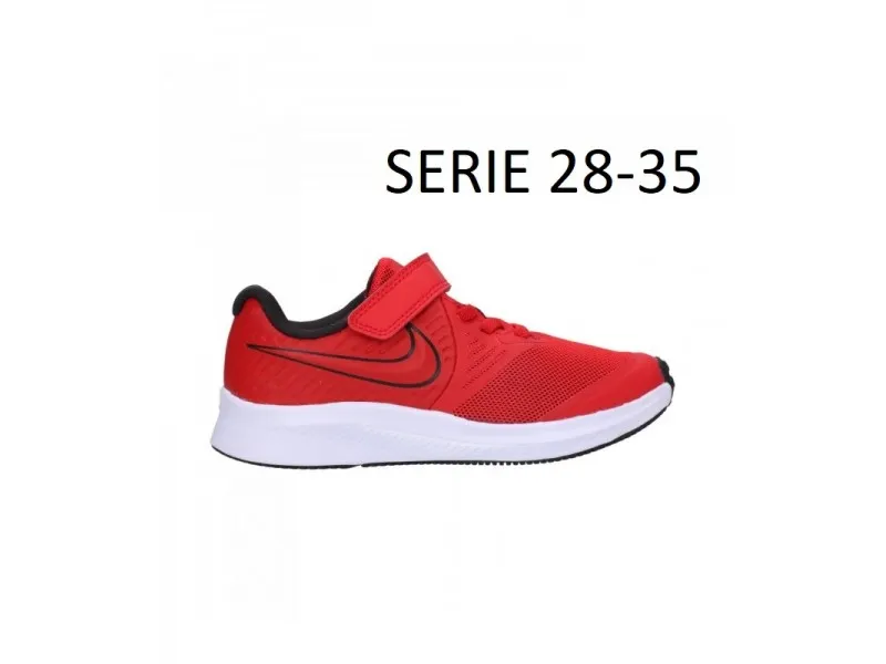 DEPORTIVO NIKE STAR RUNNER 2 (PSV) AT1801 EN COLOR ROJO