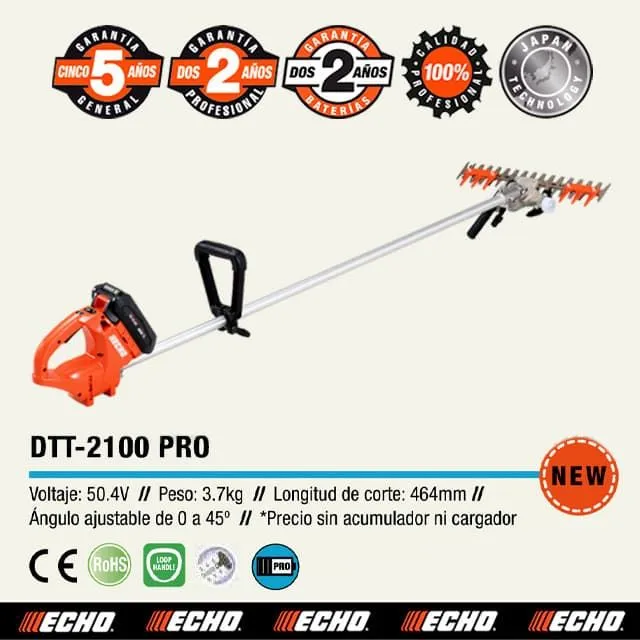 DESBROZADORA ANTIPROYECCIONES ECHO DTT2100 PRO
