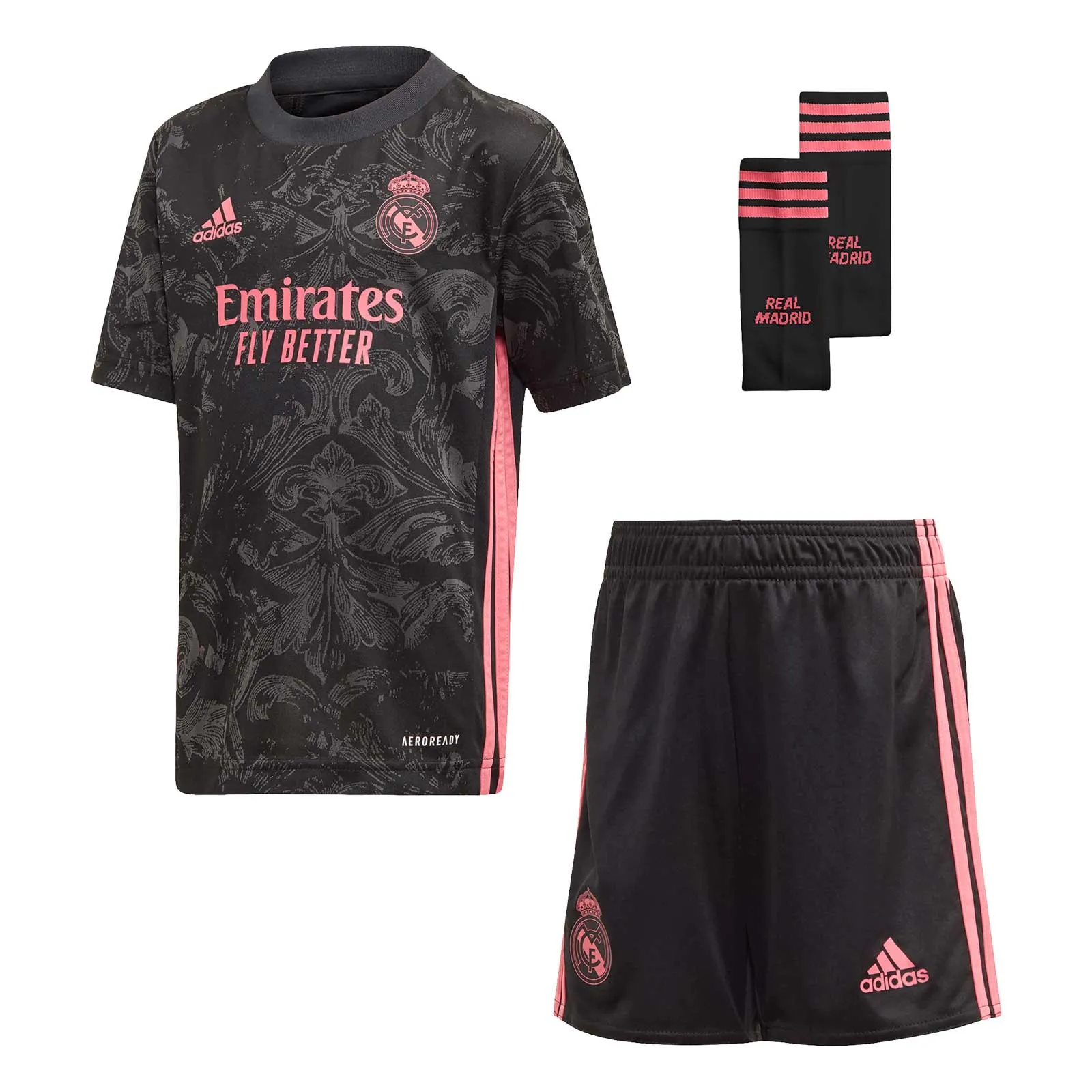 Equipación adidas niño pequeño 3a R Madrid 2020 2021