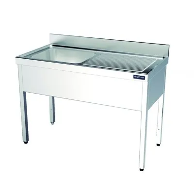 Fregadero con bastidor 1000x500 escurridor der. Distform